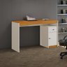 Mesa de Estudo Sevilha Cor:off White/naturalle - 1