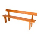 Ver imagem 4 de Conjunto Mesa Rústica 2m 2 Bancos e 2 Cadeiras Madeira Maciça Angelim:Natural