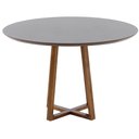 Ver imagem 5 de Mesa de Jantar Redonda Lara Premium 120cm em Madeira Maciça e MDF - Preto