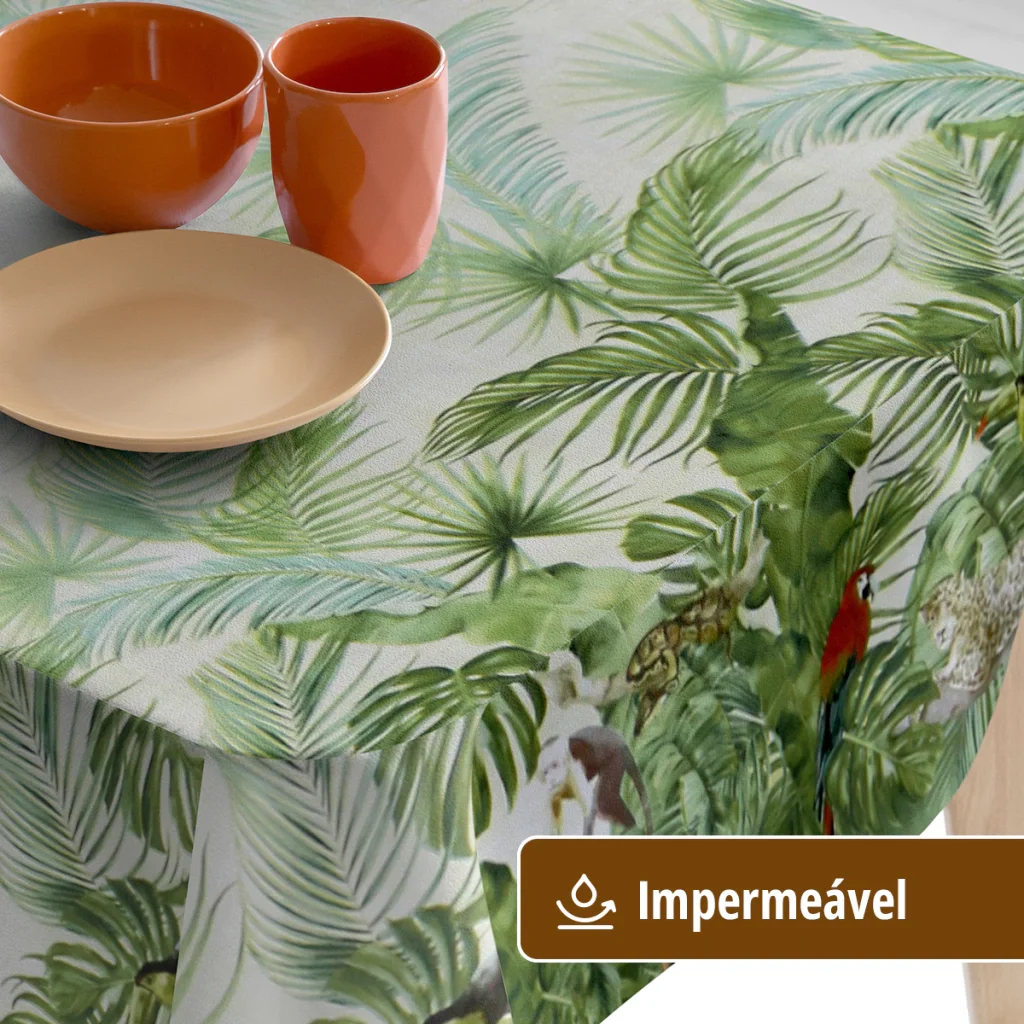 Ver imagem 5 de Toalha Mesa Plástica Térmica Amazônia 6 e 8 Lugares 2,20