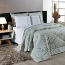 Ver imagem 1 de Edredom queen papillons 11 peças aconchegante completo 180 fios 260cm x 240cm