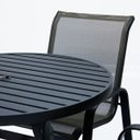 Ver imagem 5 de Conjunto de Jardim Lótus com Mesa 90cm, 4 Poltronas e Ombrelone - Nossa Kasa