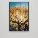Ver imagem 2 de Quadro Decorativo Árvore Ipê Amarelo Vertical Sala Quarto Casa Escritório