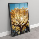 Ver imagem 3 de Quadro Decorativo Árvore Ipê Amarelo Vertical Sala Quarto Casa Escritório