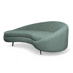 Sofá 3 Lugares 2,30m Living Orgânico Medelim - Élpis Móveis - Boucle Erva Doce - 4