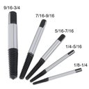 Ver imagem 4 de Extrator de Parafuso Quebrado Espanado 3 a 18mm Kit 5 Peças