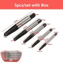 Ver imagem 2 de Extrator de Parafuso Quebrado Espanado 3 a 18mm Kit 5 Peças