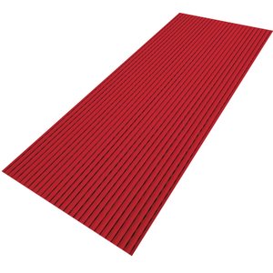 Passadeira Emborrachada Antiderrapante 2m X 45cm Vermelho