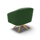 Ver imagem 5 de Cadeira Sala de Jantar Giratória Ma30 Stella Suede D03 - D\'rossi Cor Verde