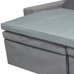 Pillow Top para Sofá Reclinável 10cm 1200g/m² 220x100cm Cinza - 5