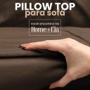 Ver imagem 7 de Pillow Top para Sofá Reclinável 10cm 1200g/m² 220x100cm Cinza