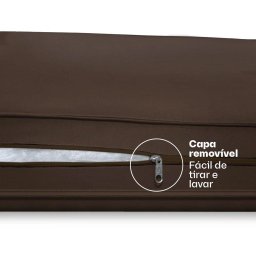 Pillow Top para Sofá Reclinável 10cm 1200g/m² 220x100cm Cinza - 10