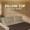 Pillow Top para Sofá Reclinável 10cm 1200g/m² 220x100cm Cinza - 8