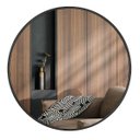 Ver imagem 3 de Espelho Redondo com Moldura Preta 60cm