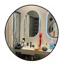 Ver imagem 4 de Espelho Redondo com Moldura Preta 60cm