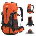 Ver imagem 5 de Mochila Trilha Camping Caminhada Viagem Confort 60L:Laranja