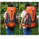 Ver imagem 3 de Mochila Trilha Camping Caminhada Viagem Confort 60L:Laranja