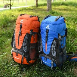 Mochila Trilha Camping Caminhada Viagem Confort 60L:Laranja - 7