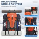 Ver mais imagens de Mochila Trilha Camping Caminhada Viagem Confort 60L:Laranja