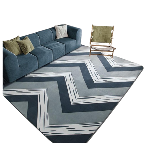 Tapete Flannel Sala Quarto Luxo Macio 2,00x1,40 chumbo