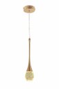 Ver imagem 1 de Pendente 08×36cm 5w 3000k 250lm Bivolt Metal Dourado+cristal
