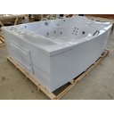 Ver imagem 2 de Banheira Dupla Lyon com abas COMPLETA com hidro em acrílico  220V