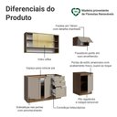 Ver imagem 4 de Armário de Cozinha Compacta 180 Cm Rustic/crema Vik Madesa 05