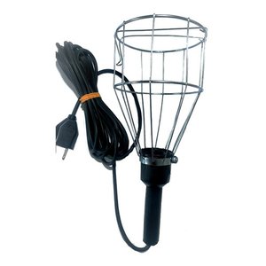 Pendente Luz Gaiola Arame 17x12 P/ Lâmp. Diversas Fio 10mts