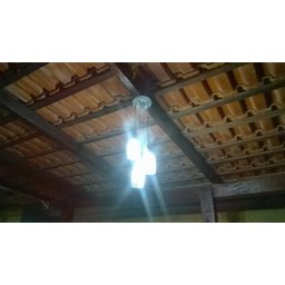 Pendente Luz Gaiola Arame 17x12 P/ Lâmp. Diversas Fio 10mts - 5