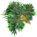Ver imagem 1 de 12 Ramos Decoração Arranjo Bambu Artificial Planta Decorativa Plástico 12 Galhos Cada 57cm