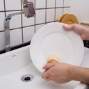 Ver mais imagens de Escova de limpeza redonda com pega de bambu - Oikos