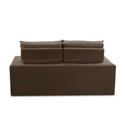 Sofá Retrátil e Reclinável 3 lugares com Molas 1,80m Lais Suede Marrom Adonai Estofados - 8