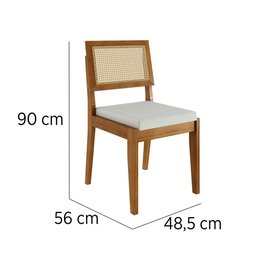 Conjunto Mesa Donna com 4 Cadeiras Rainha - Nesher - 9