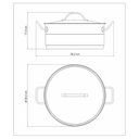 Ver imagem 6 de Caçarola Rasa 28cm 7,1l Inox Tramontina 62623/280
