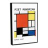 Quadro Decorativo Bauhaus Inspired By Piet Mondrian Iii com Moldura Filete - 4