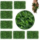 Ver imagem 4 de 16 Placas Artificiais de Samambaia Decorativa Folhagem Realista Parede Verde Muro Inglês Permanente
