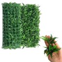 Ver imagem 3 de 16 Placas Artificiais de Samambaia Decorativa Folhagem Realista Parede Verde Muro Inglês Permanente