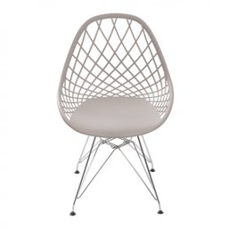 Cadeira Base Metal Kaila Or Design - 1