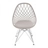Cadeira Base Metal Kaila Or Design - 1
