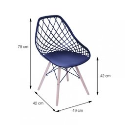 Cadeira Base Metal Kaila Or Design - 4