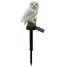 Coruja Luminaria Solar Decoraçao Jardim Casa Quintal Multiuso Acende Luz Led Resistente Escultural L - 4