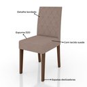 Ver imagem 4 de Conjunto Sala de Jantar Retangular Mesa Kate 120cm e 04 Cadeiras Jade Poliman Móveis