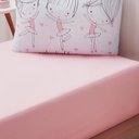 Ver imagem 5 de Jogo de Cama Kids Solteiro Infantil Malha 88x188x25cm Ballet