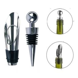Kit Vinho Bico Dosador e Rolhas N239506-1 - Quanhe Kit Vinho Bico Dosador e Rolha N239506-1 - Quanhe - 2