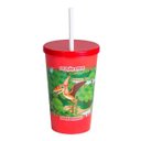 Ver imagem 2 de Copo Interativo Ranforrinco Coleção Dino com Tampa e Canudo 750ml +5 Anos Adijomar Brinquedos
