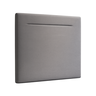 Cabeceira Estofada Suede Cama Solteiro Moderna 90cm Cinza - 5