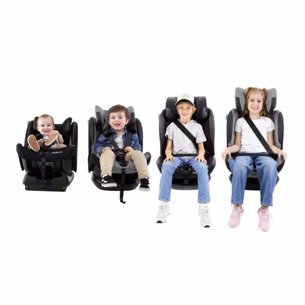 Cadeirinha de Carro Holiday FX com Isofix Infanti 0 a 36kg Grey Brave - 16