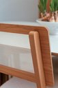 Ver imagem 4 de Kit Mesa Oval 4 Cadeiras de Jantar Tela 100% Mdf Branco/bege Dalla Costa