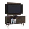 Rack com Painel para TV até 50 Polegadas 119cm com 1 Porta 1 Nicho Málaga - Atualle Móveis: Coffee R - 2