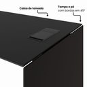 Ver imagem 4 de Mesa Diretor Premium Dinâmica 1,7 m X 0,70 m Corporativa com Bordas em 45° e Caixa de Tomadas F5